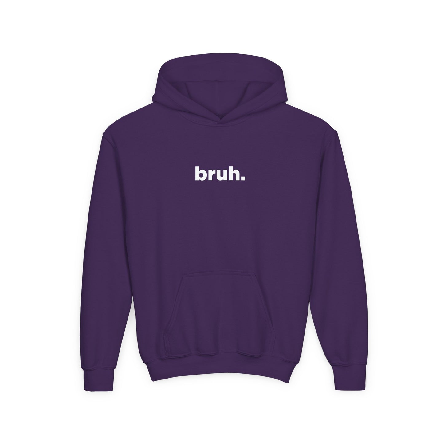 'bruh.' Youth Hoodie