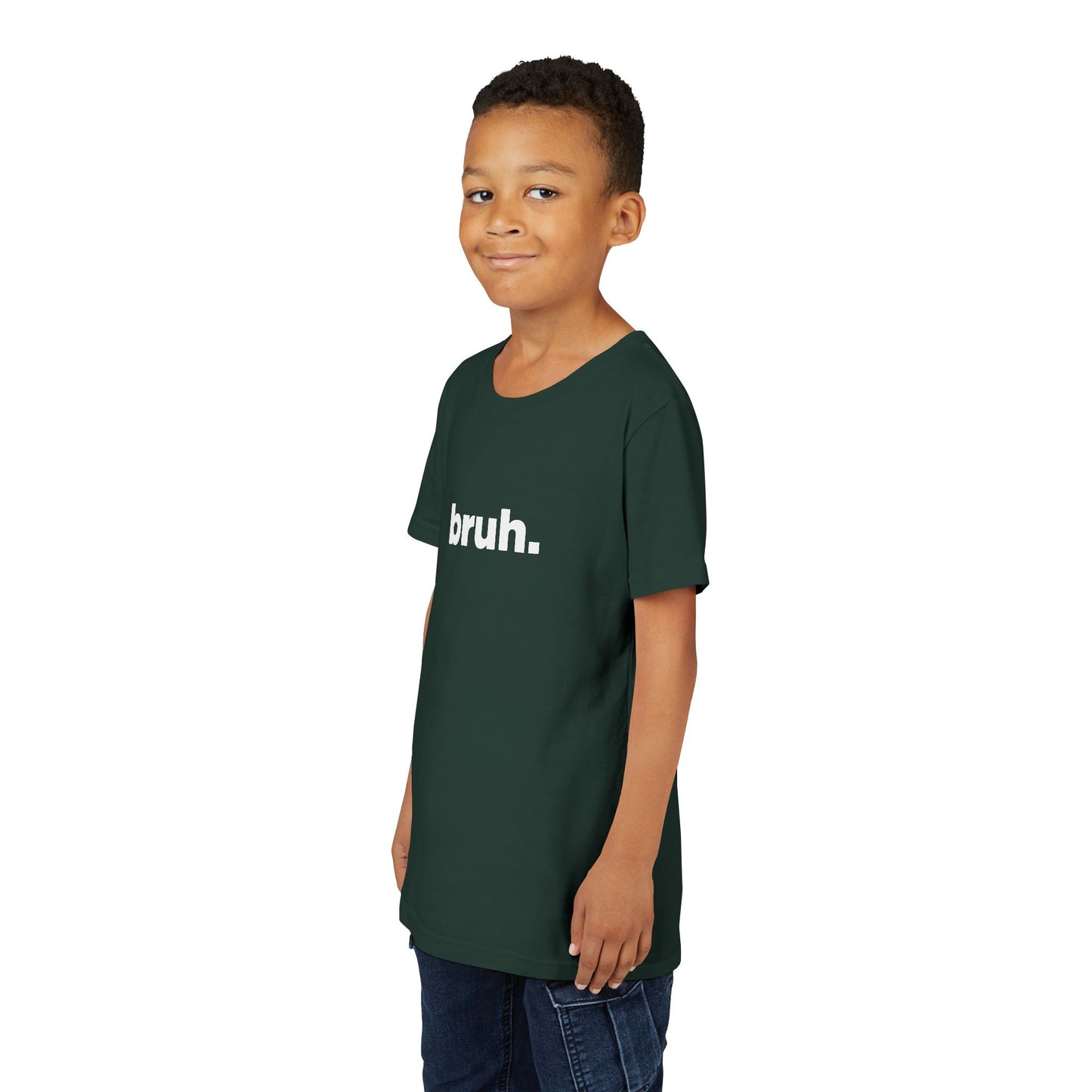 'bruh.' Youth Short Sleeve Tee