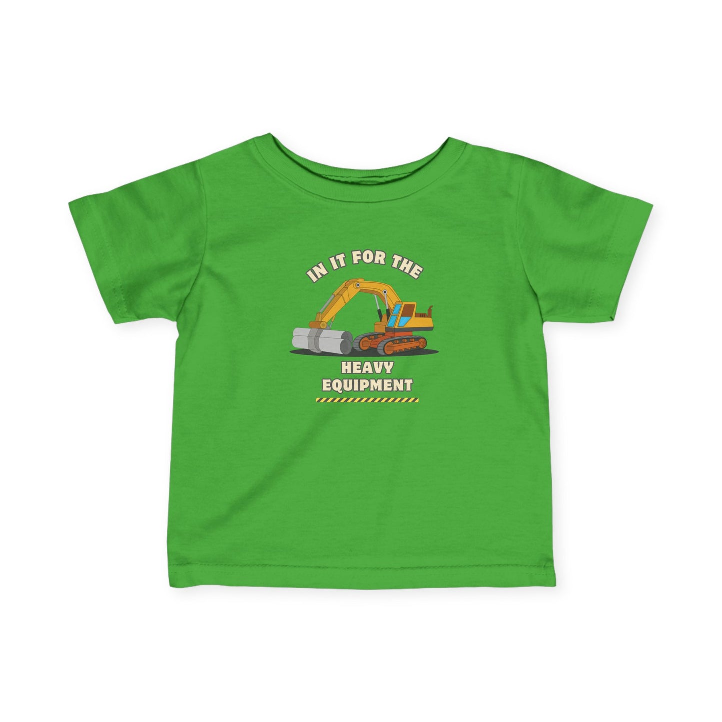 'Heavy Equipment' Infant Short Sleeve Tee