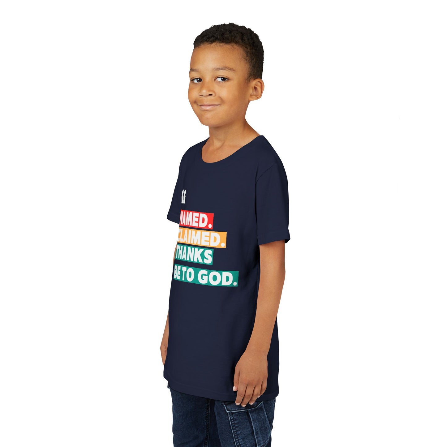'Named, Claimed' Youth Short Sleeve Tee