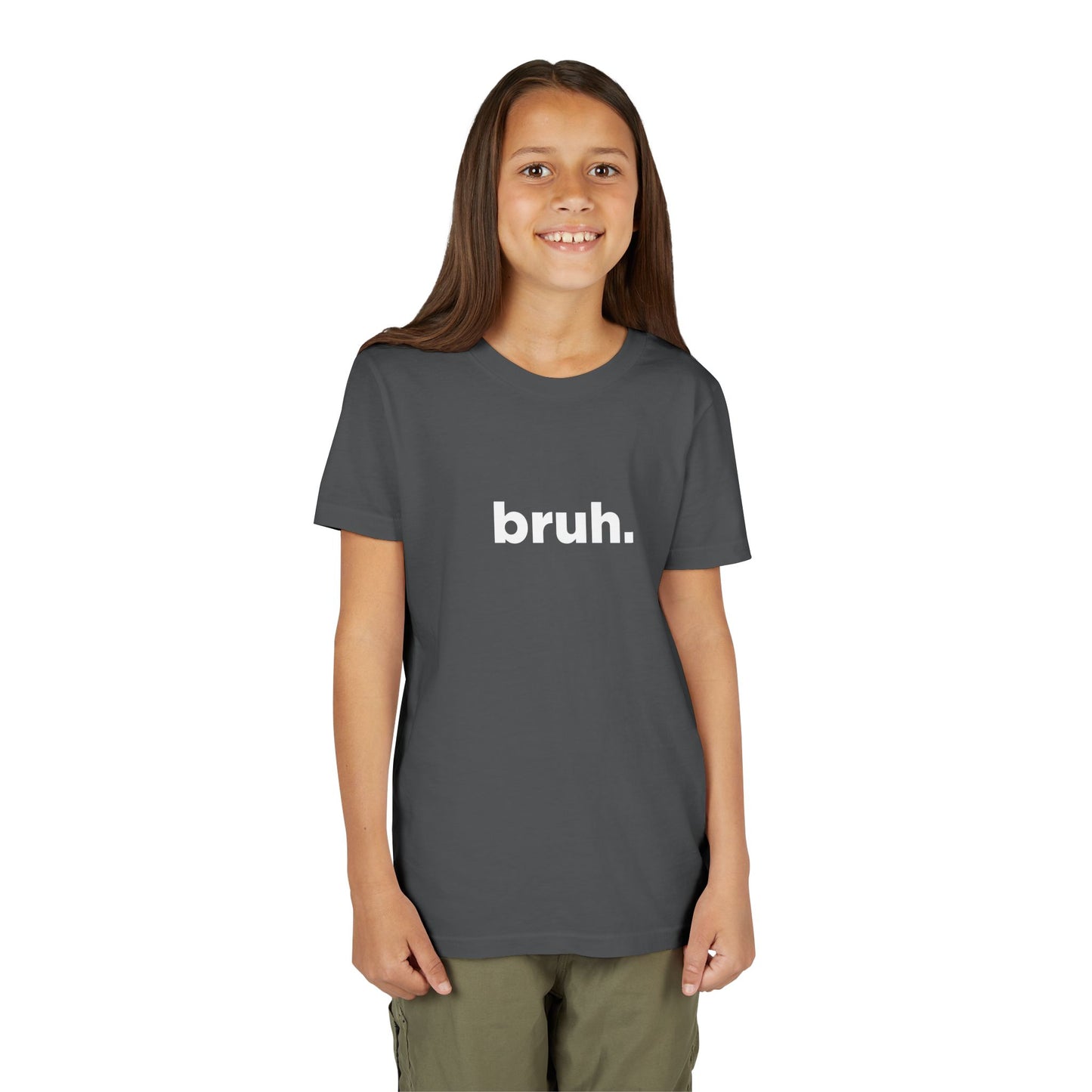 'bruh.' Youth Short Sleeve Tee