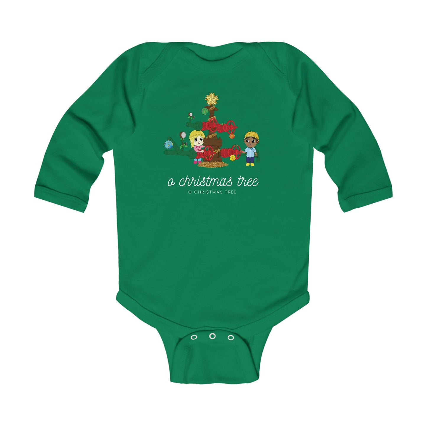 'O Christmas Tree' Infant Long-Sleeve Bodysuit