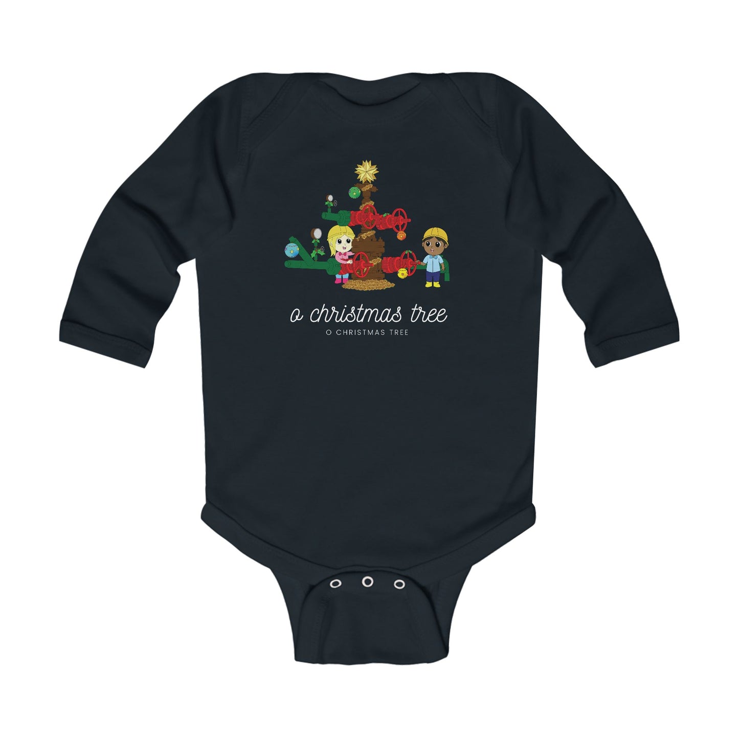 'O Christmas Tree' Infant Long-Sleeve Bodysuit