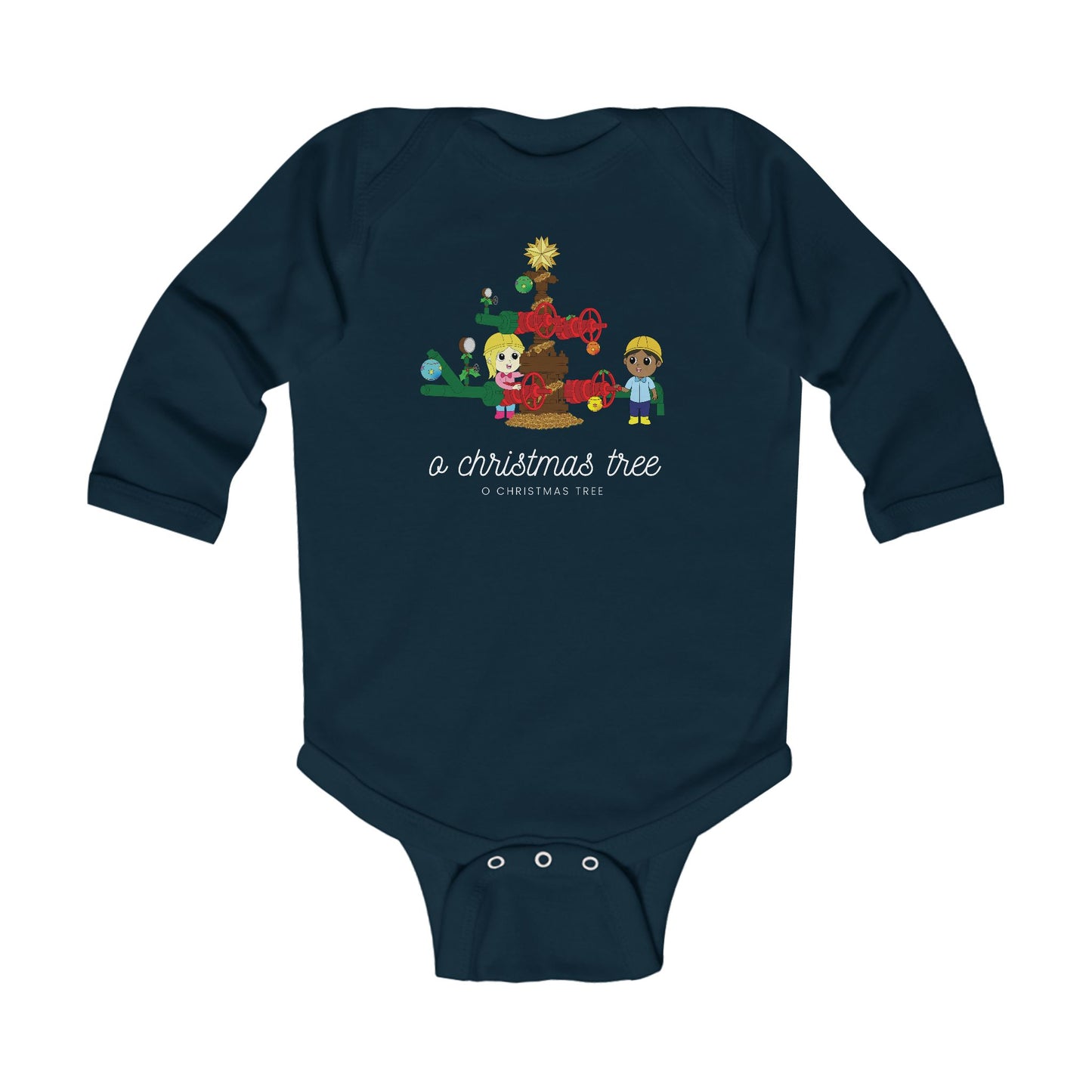 'O Christmas Tree' Infant Long-Sleeve Bodysuit