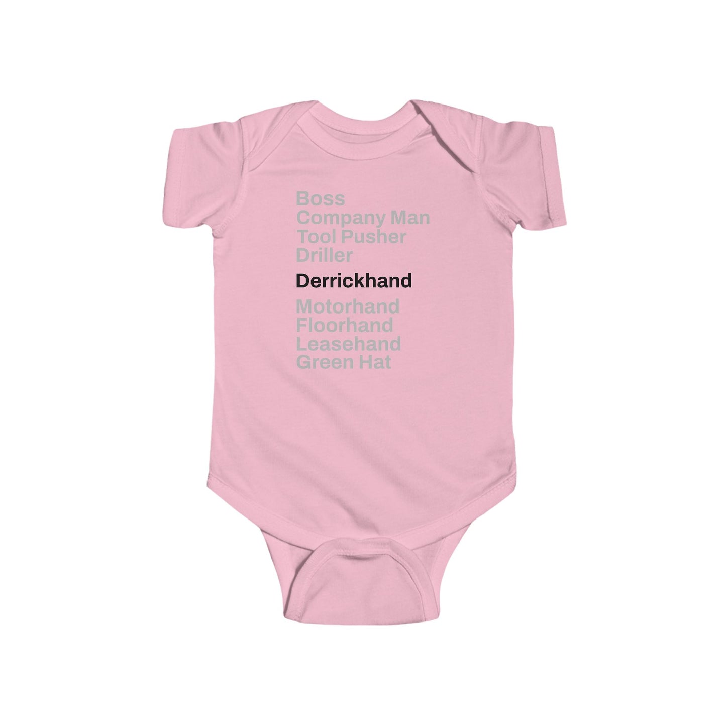 Rig Crew Series 'Derrickhand' - Infant Short Sleeve Onesie
