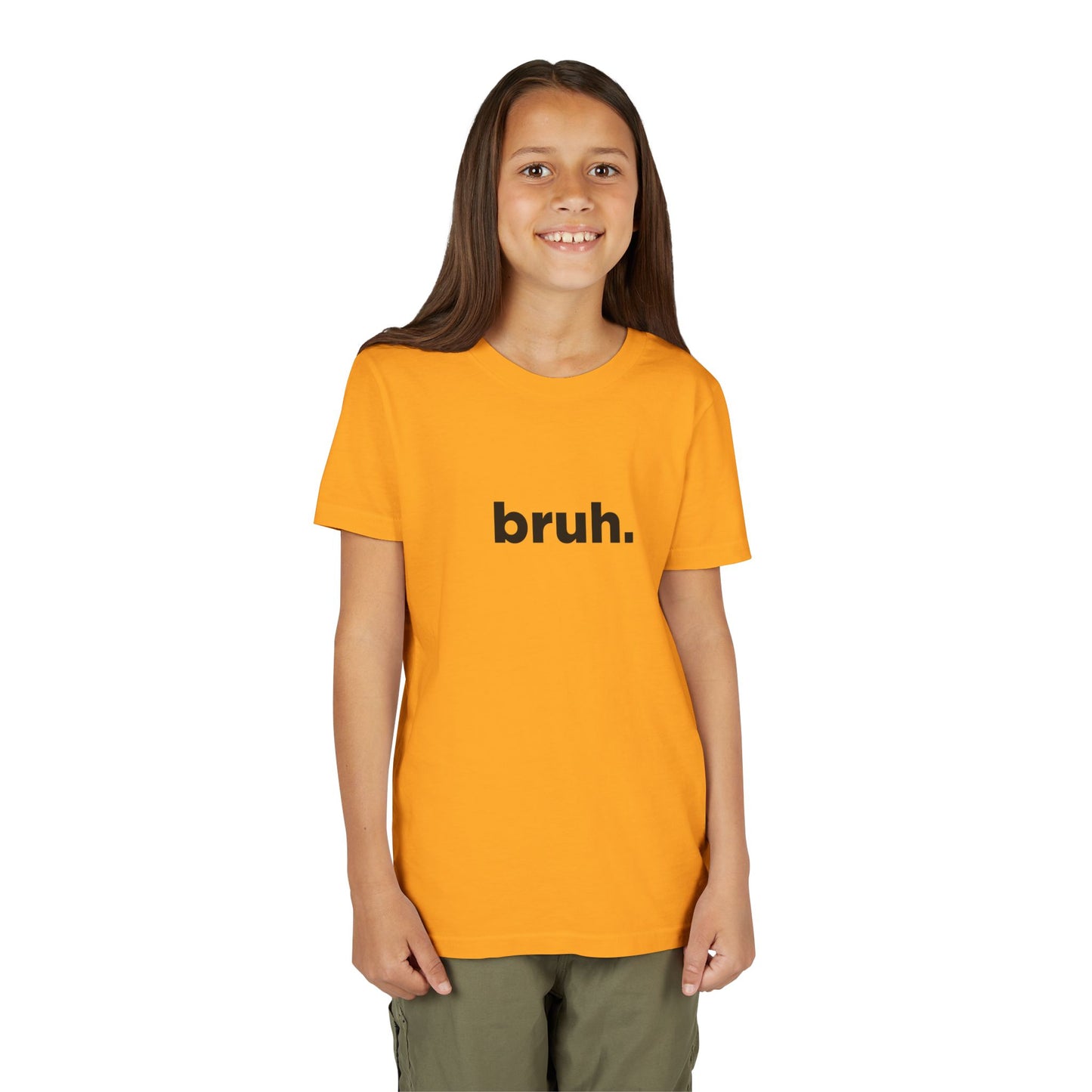 'bruh.' Youth Short Sleeve Tee