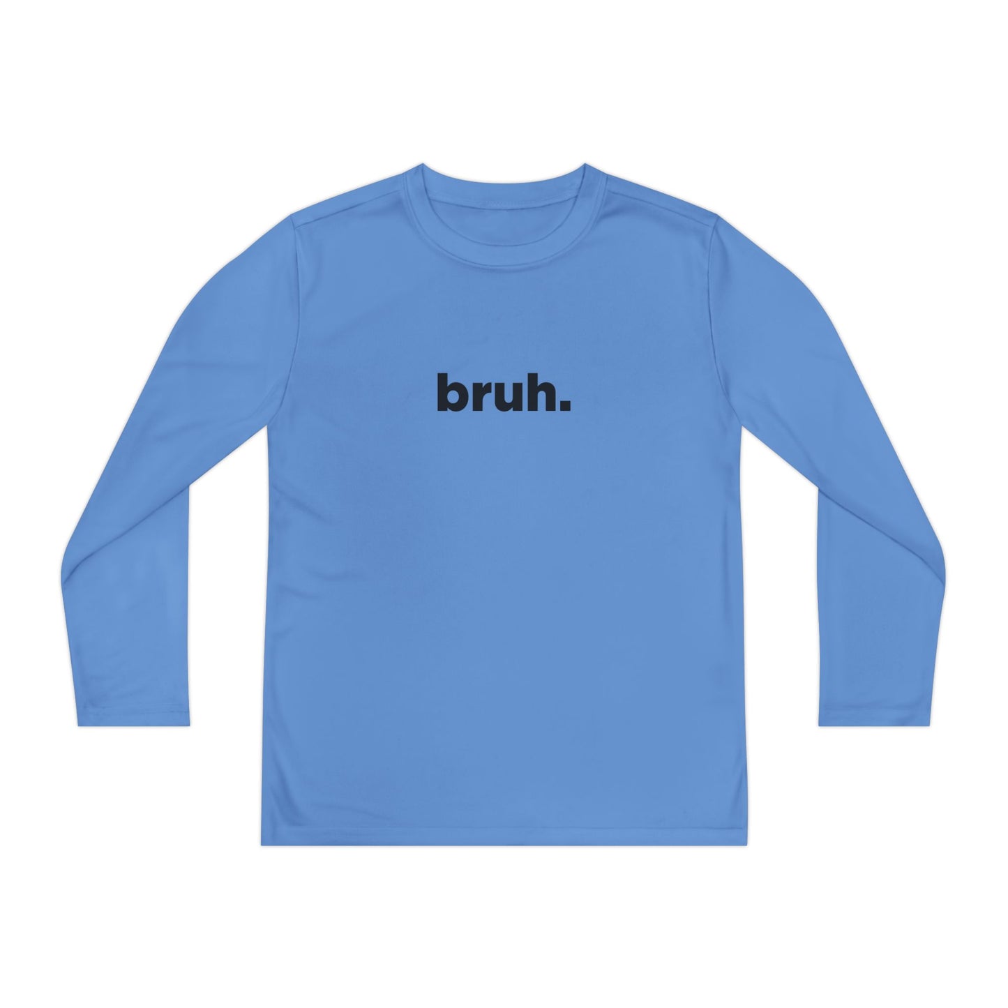 'bruh.' Youth Long Sleeve Tee
