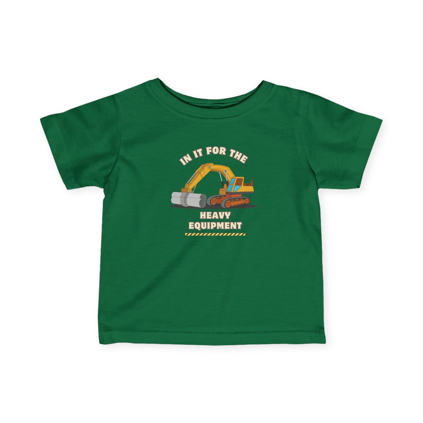'Heavy Equipment' Infant Short Sleeve Tee