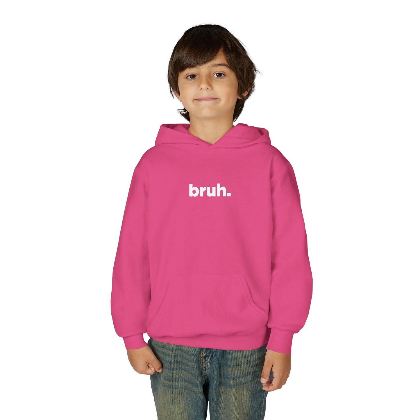 'bruh.' Youth Hoodie