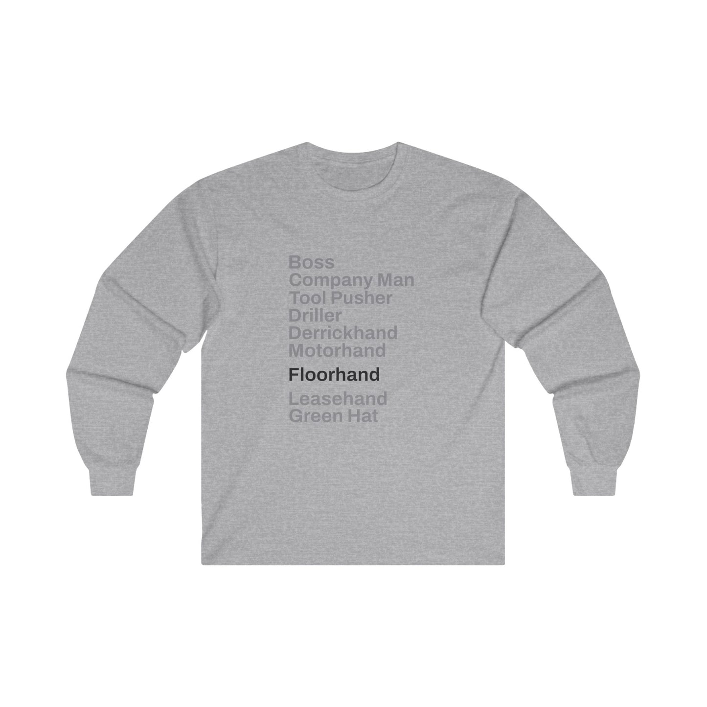 Rig Crew Series 'Floorhand' - Adult Long Sleeve Tee