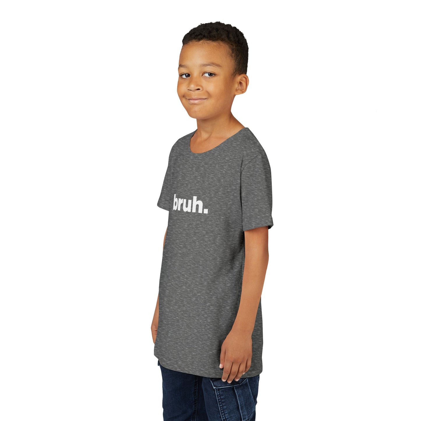'bruh.' Youth Short Sleeve Tee