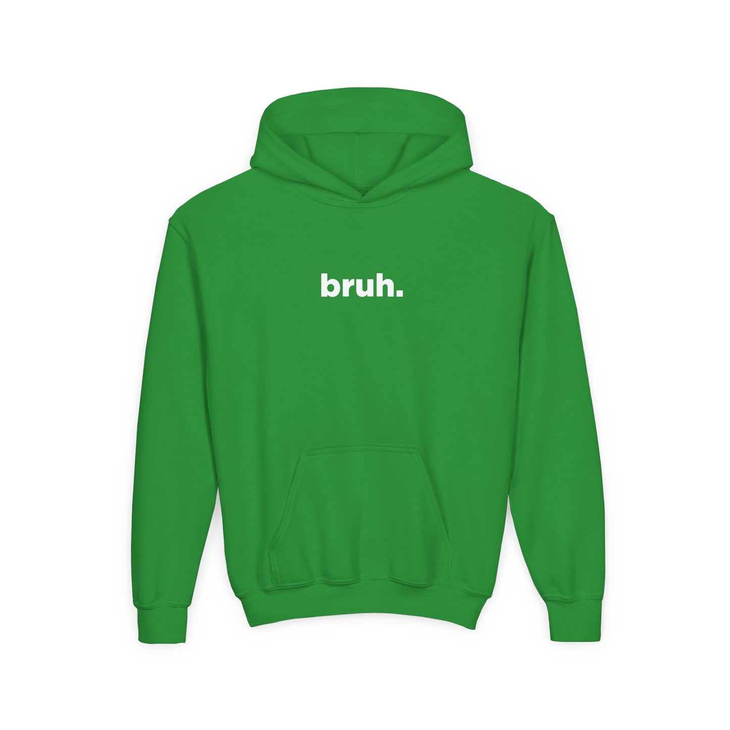 'bruh.' Youth Hoodie