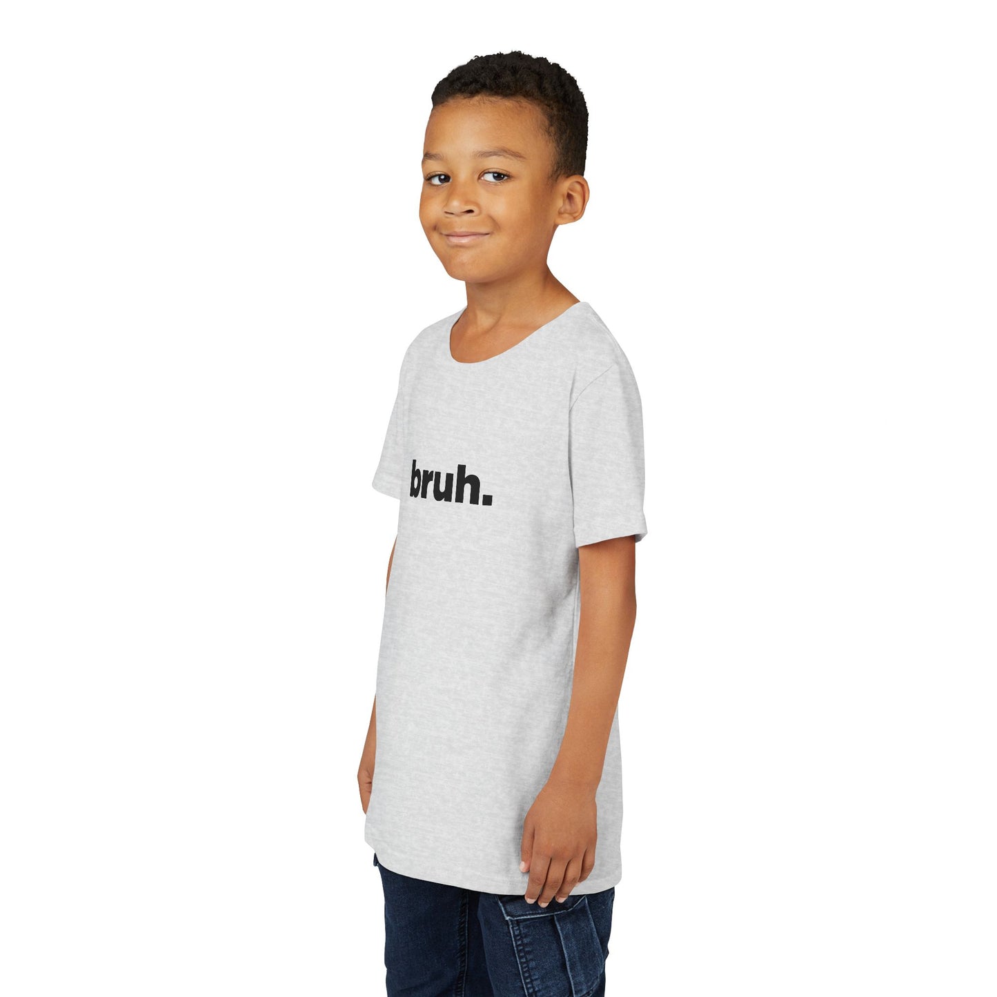 'bruh.' Youth Short Sleeve Tee
