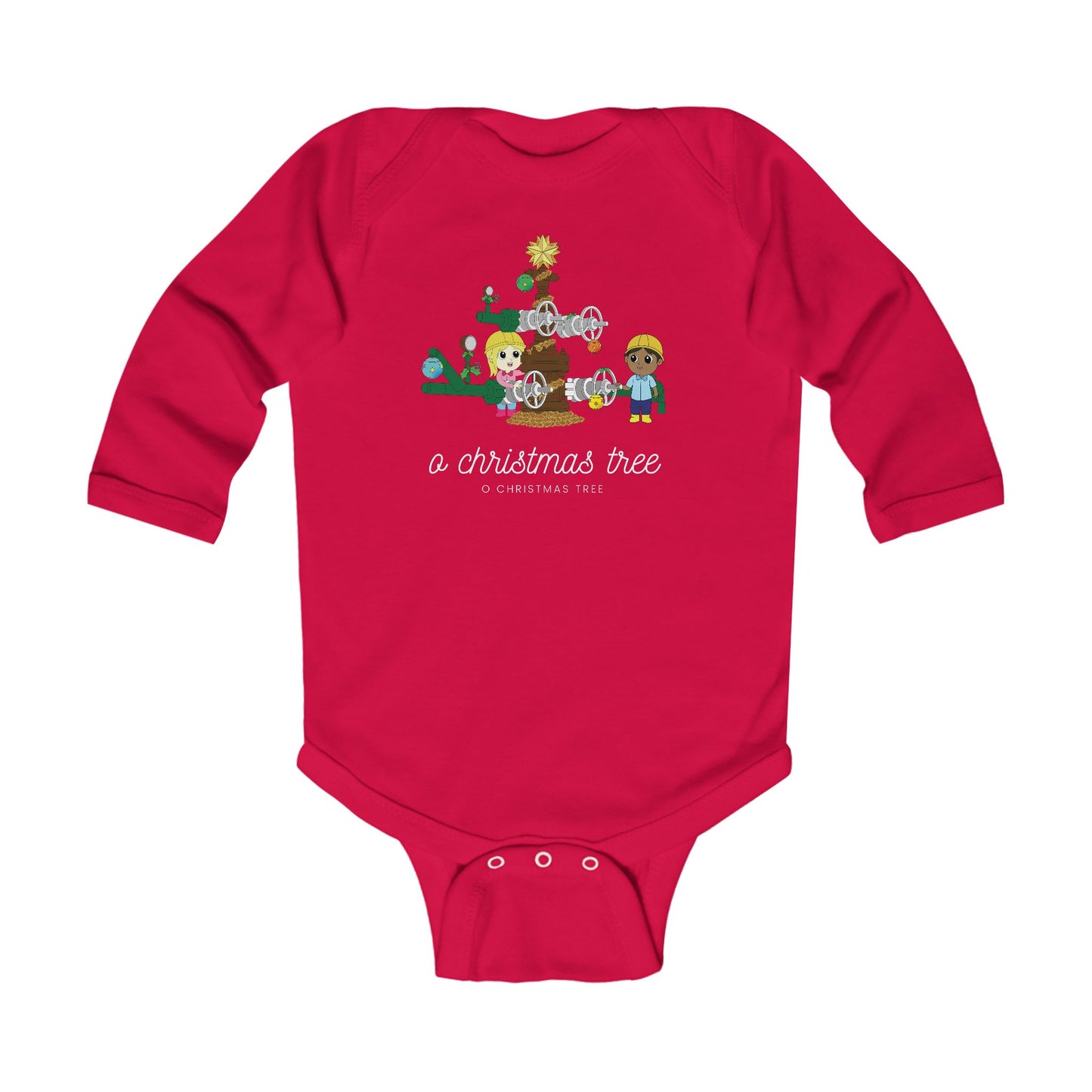 'O Christmas Tree' Infant Long-Sleeve Bodysuit