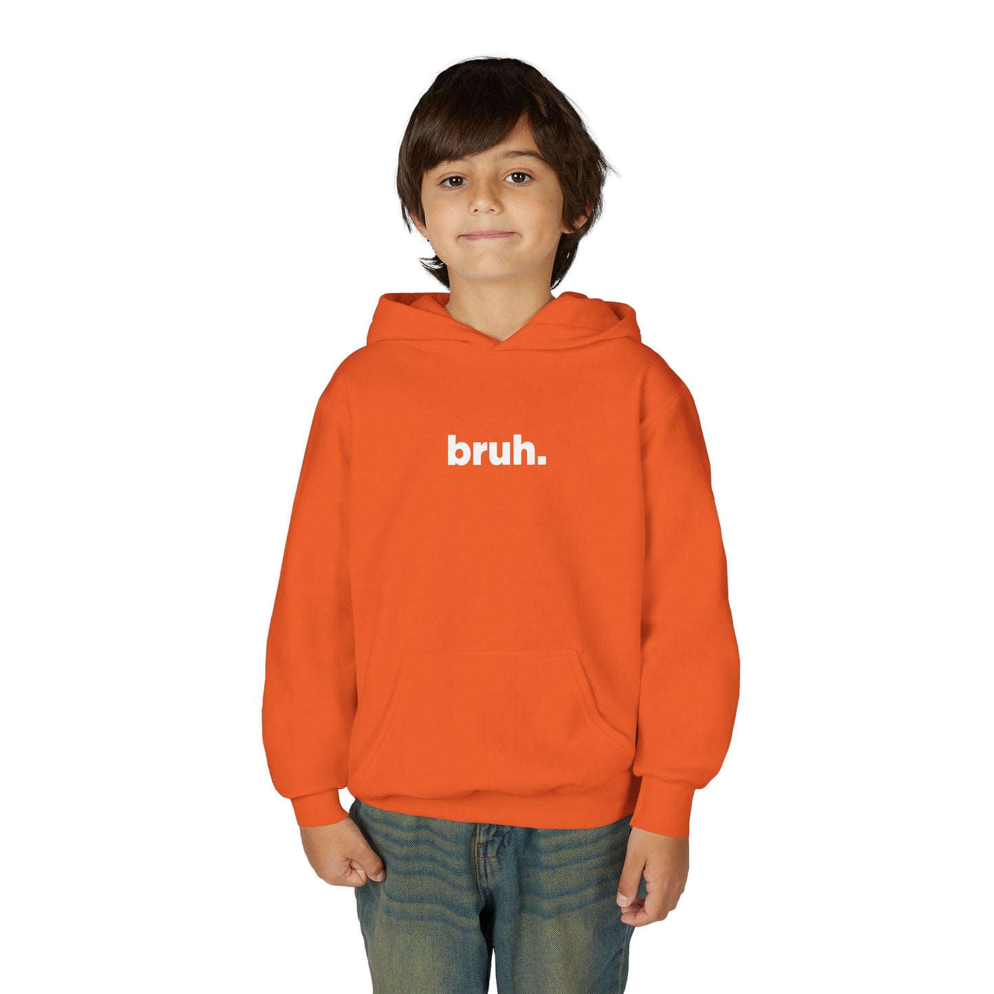'bruh.' Youth Hoodie