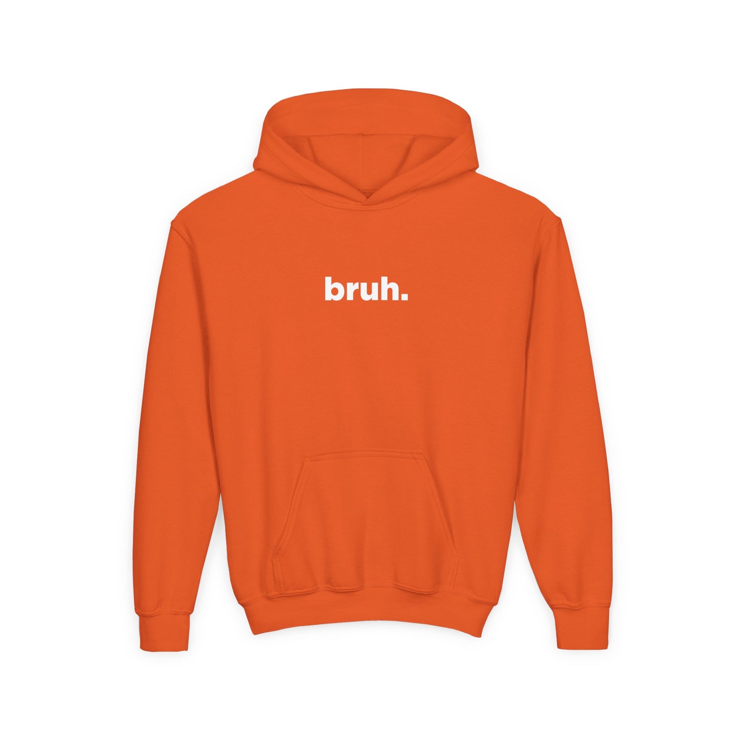 'bruh.' Youth Hoodie