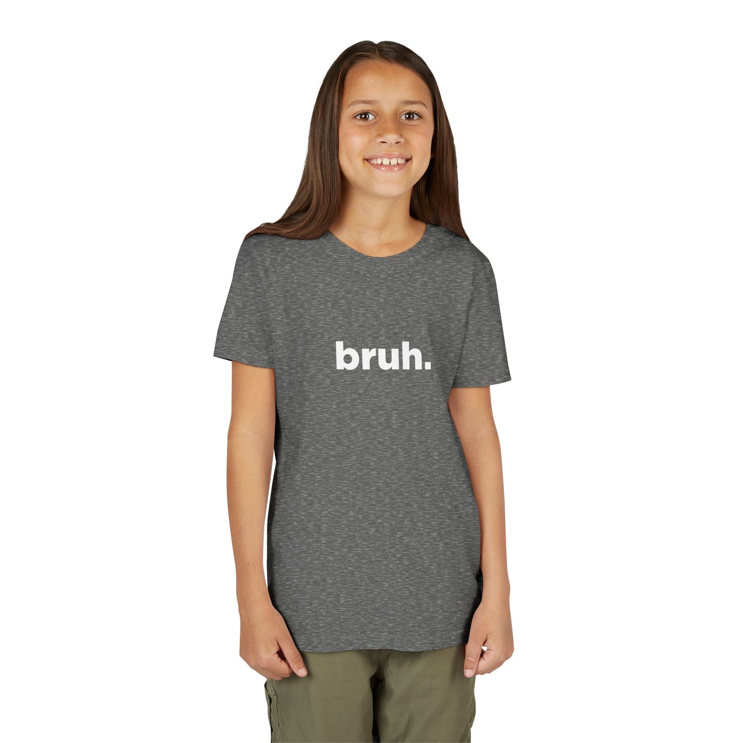 'bruh.' Youth Short Sleeve Tee