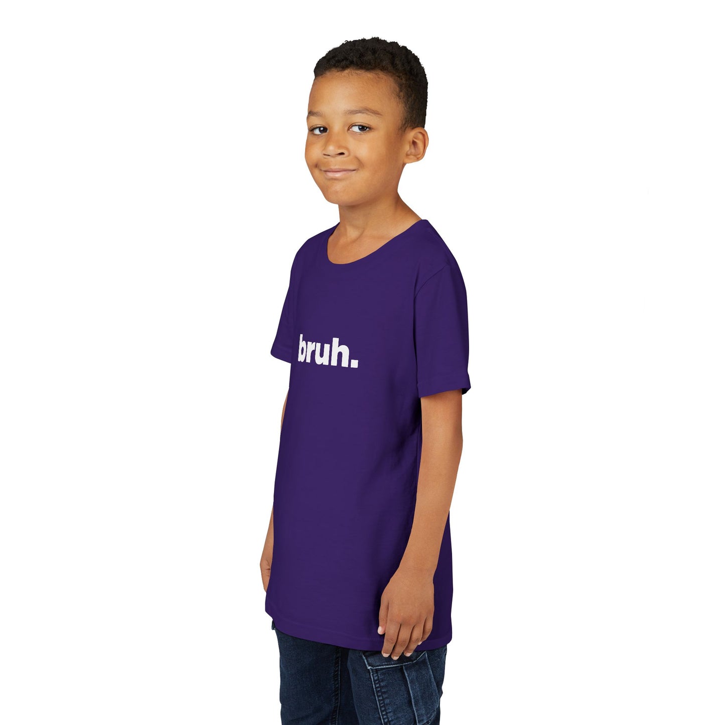'bruh.' Youth Short Sleeve Tee