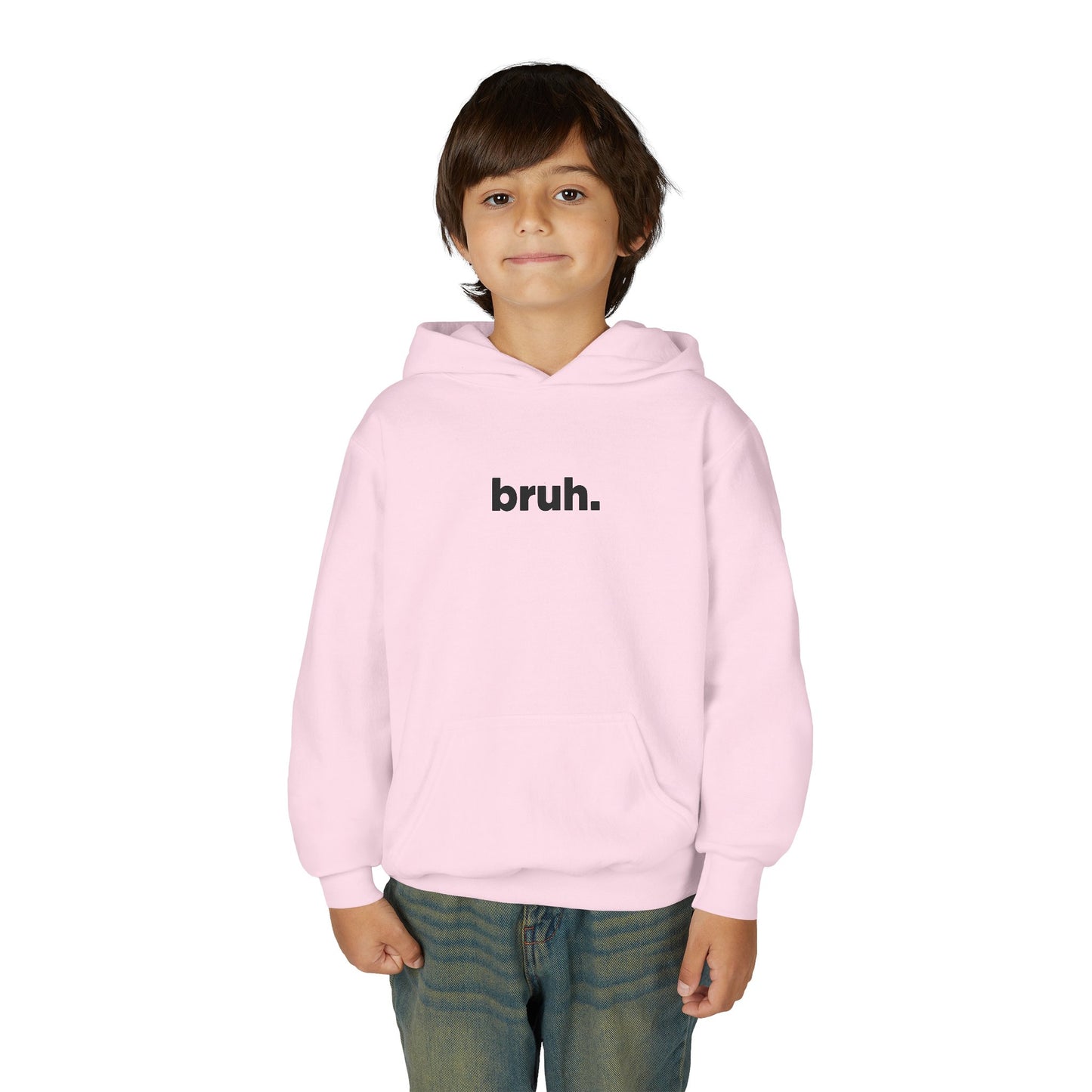 'bruh.' Youth Hoodie