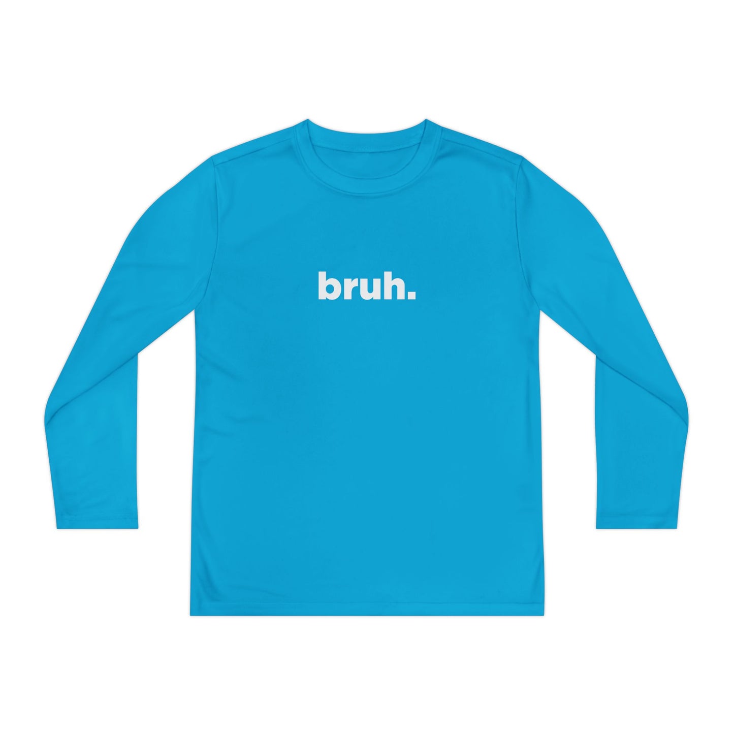 'bruh.' Youth Long Sleeve Tee