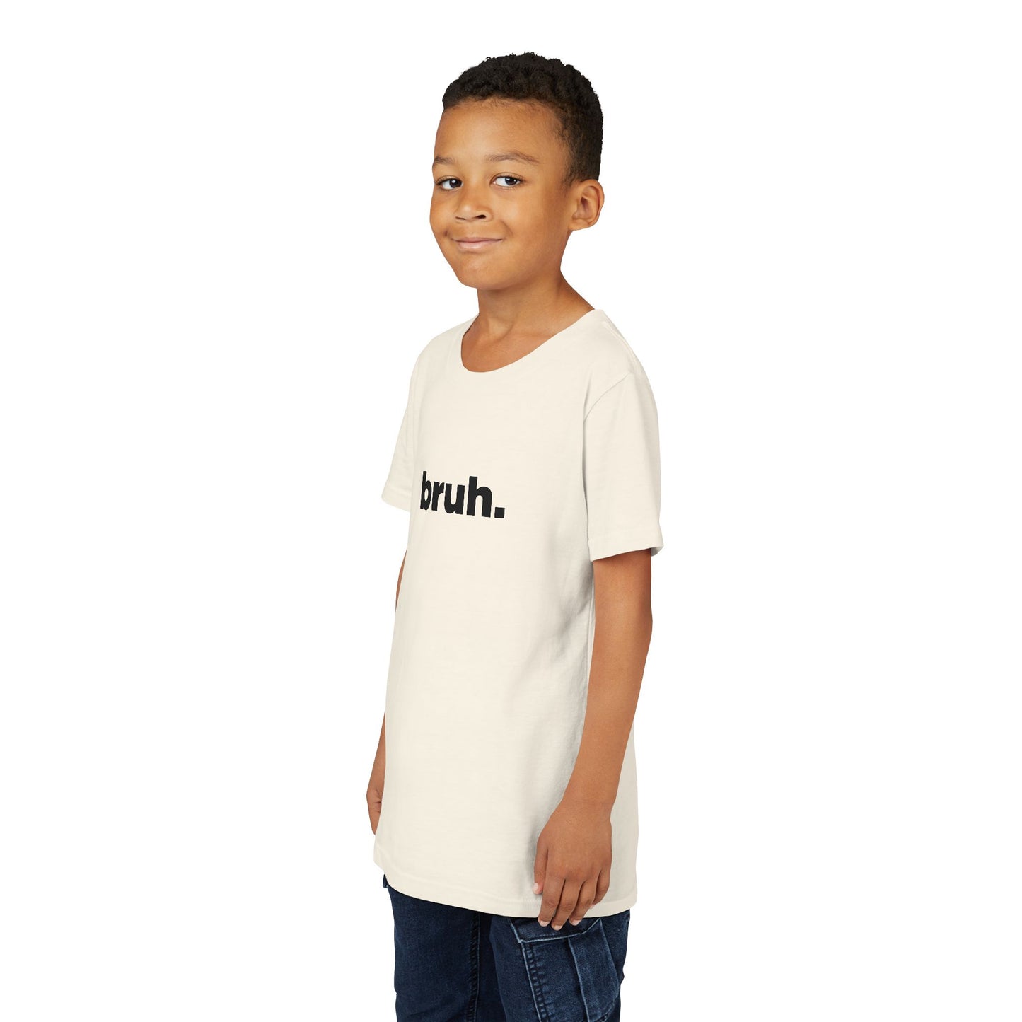 'bruh.' Youth Short Sleeve Tee