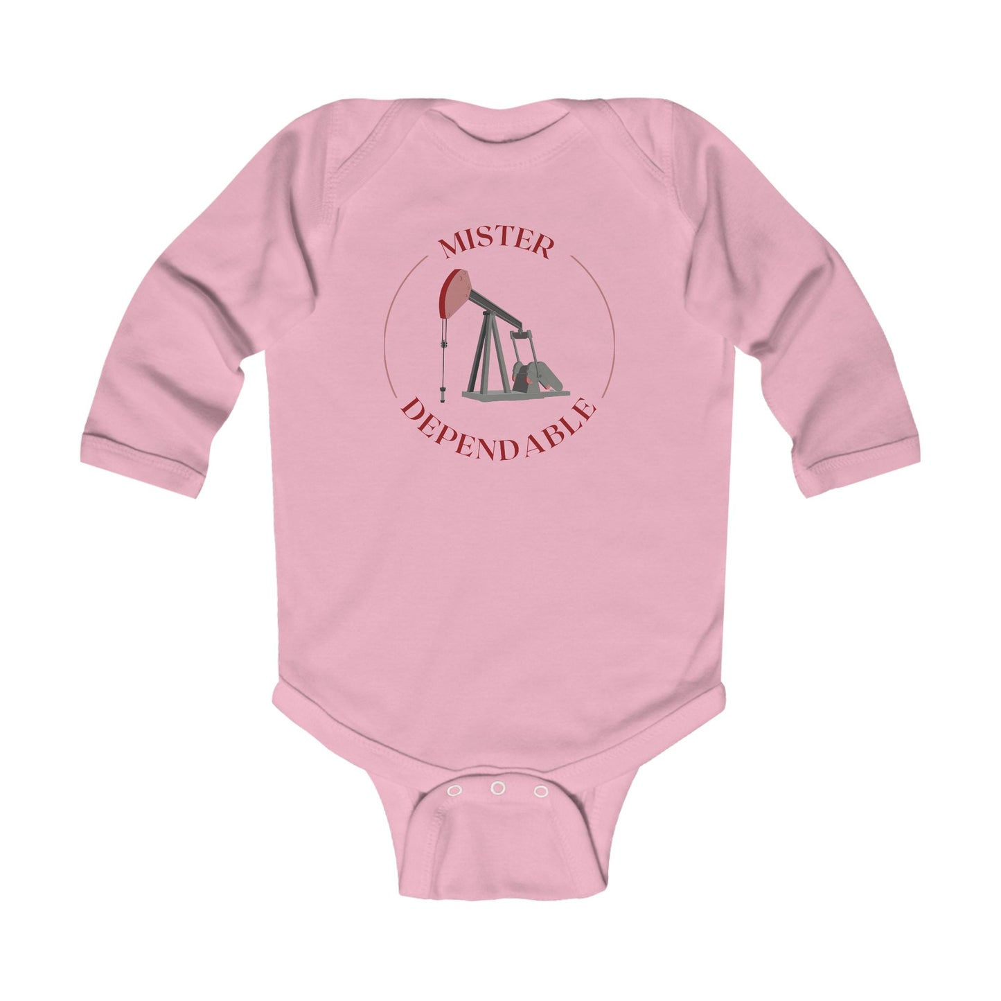 'Mister Dependable' Infant Long Sleeve Onesie