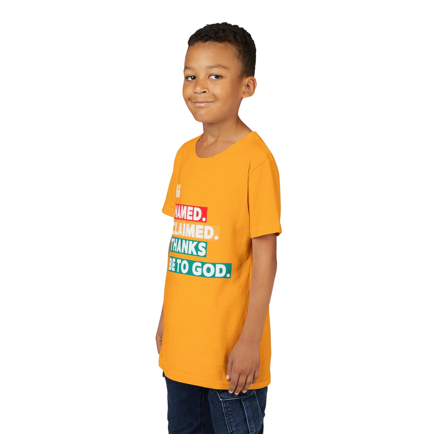 'Named, Claimed' Youth Short Sleeve Tee