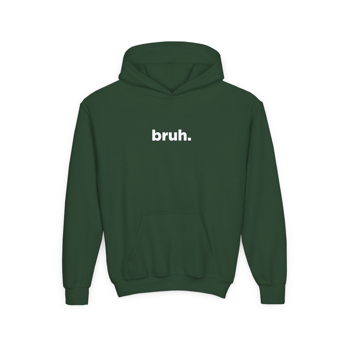 'bruh.' Youth Hoodie