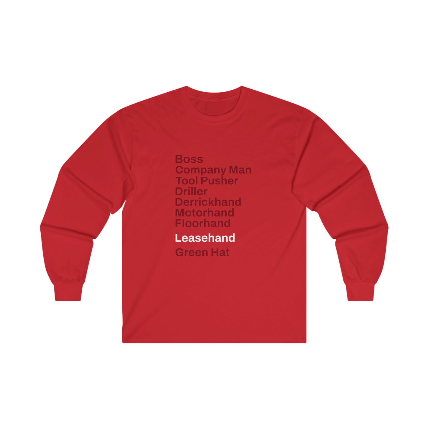 Rig Crew Series 'Leasehand' - Adult Long Sleeve Tee