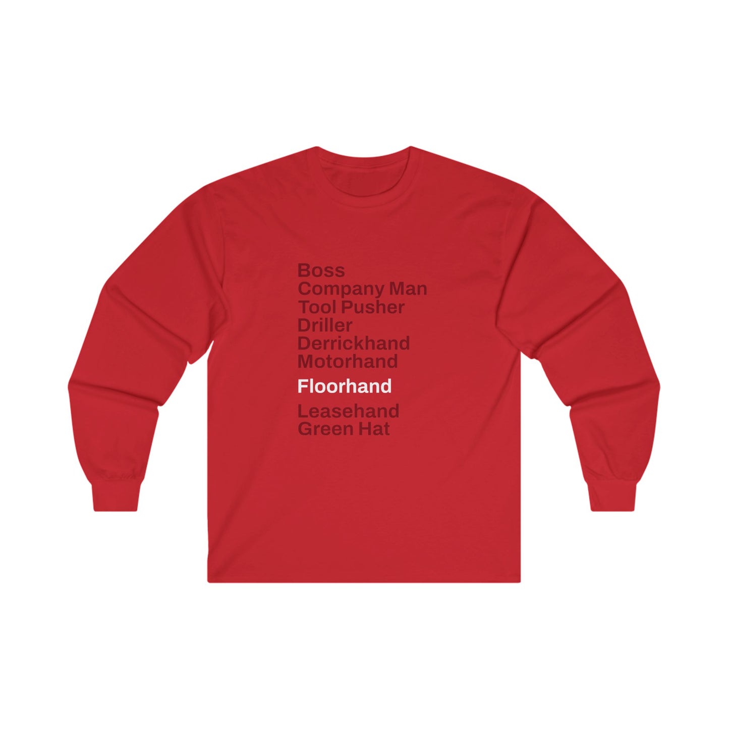 Rig Crew Series 'Floorhand' - Adult Long Sleeve Tee
