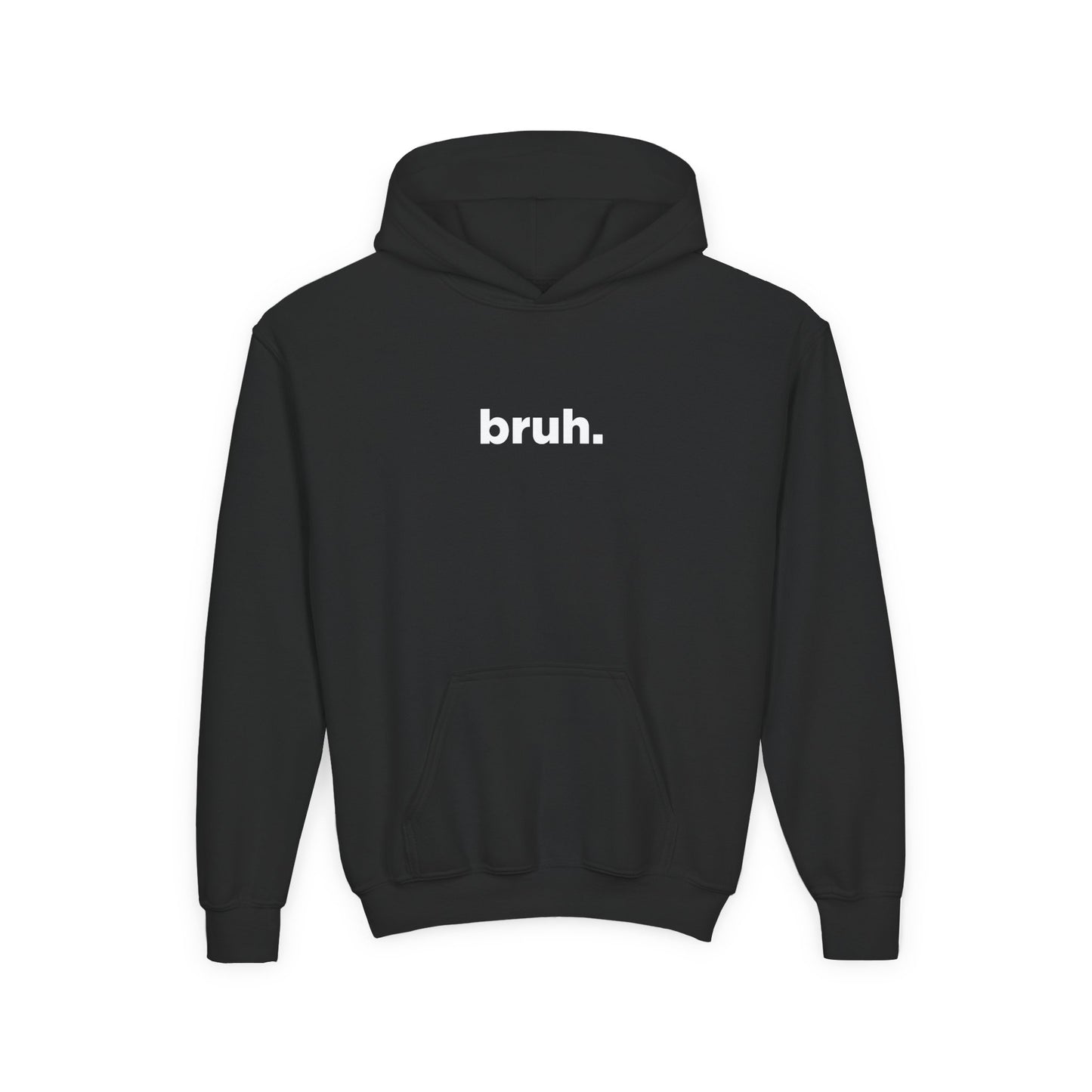 'bruh.' Youth Hoodie