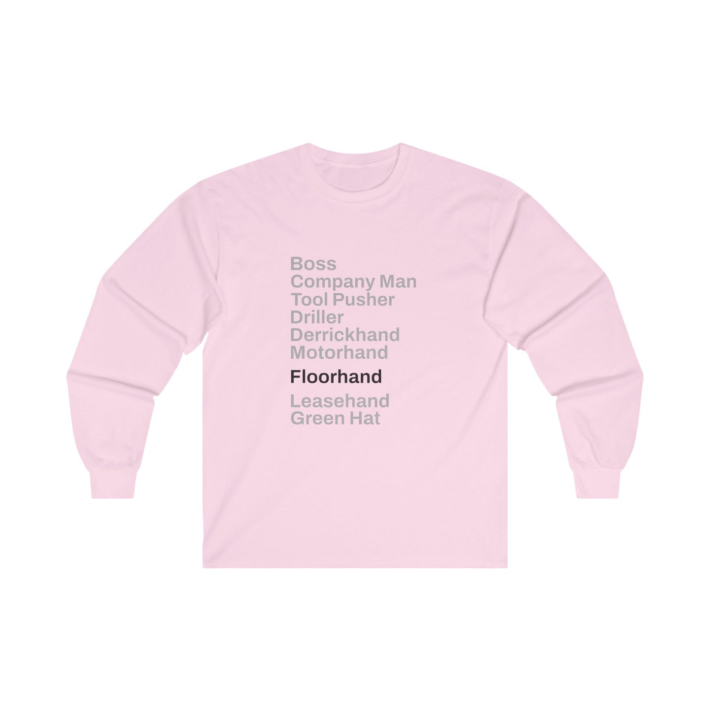 Rig Crew Series 'Floorhand' - Adult Long Sleeve Tee