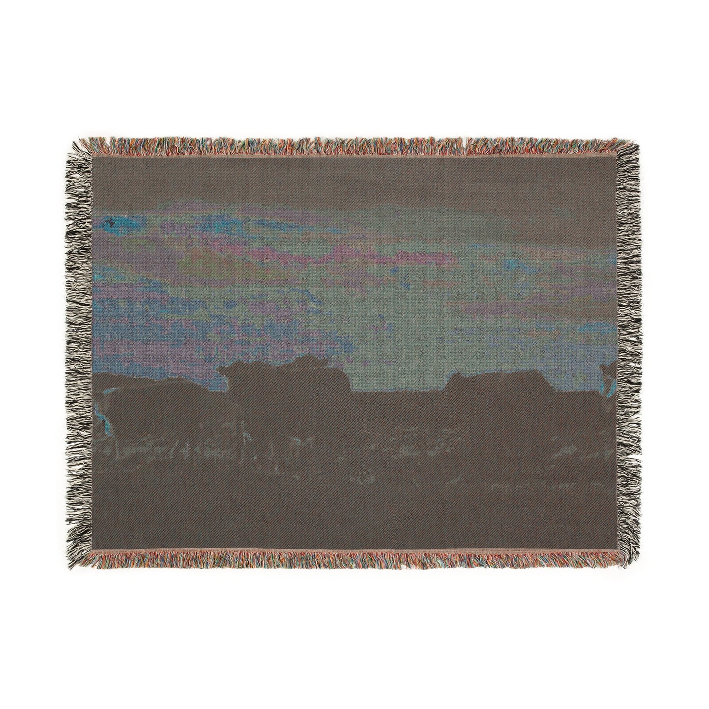 'Evening Cattle' Woven Blanket