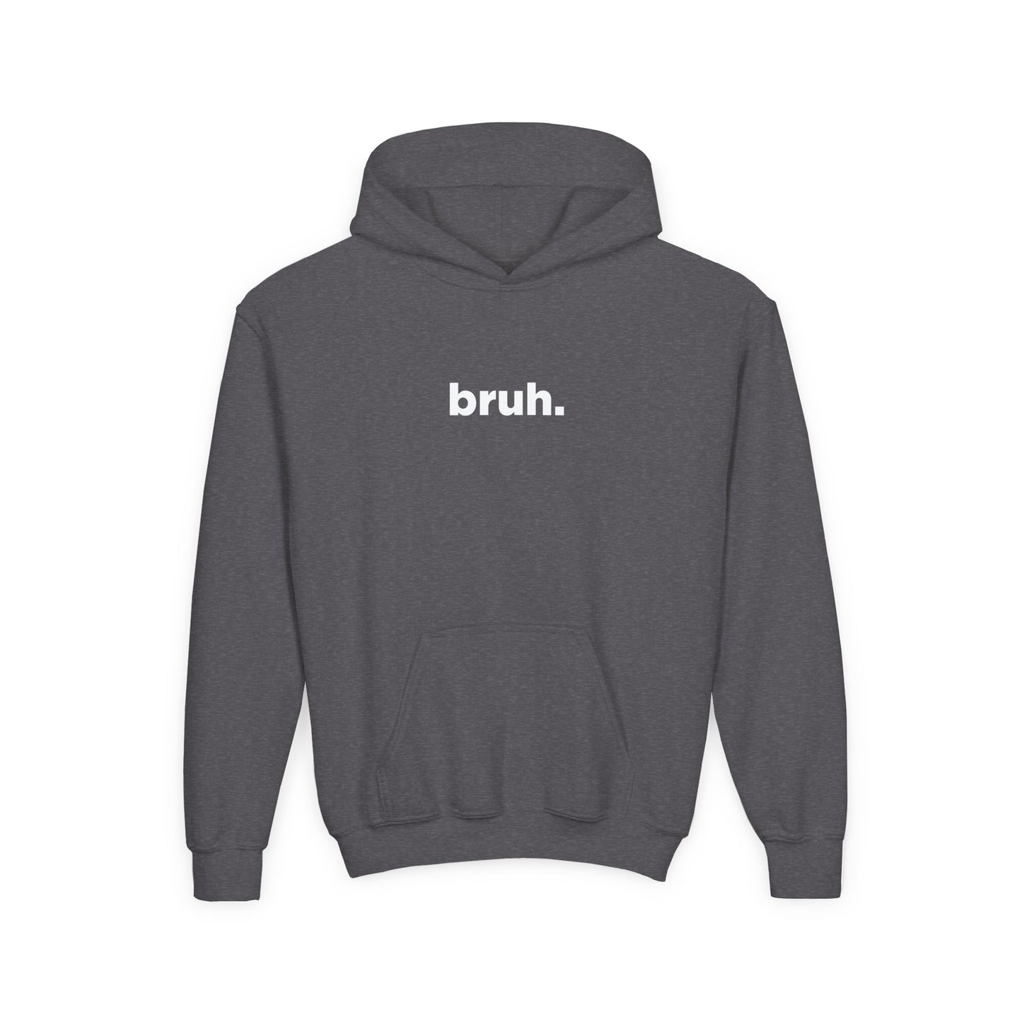 'bruh.' Youth Hoodie