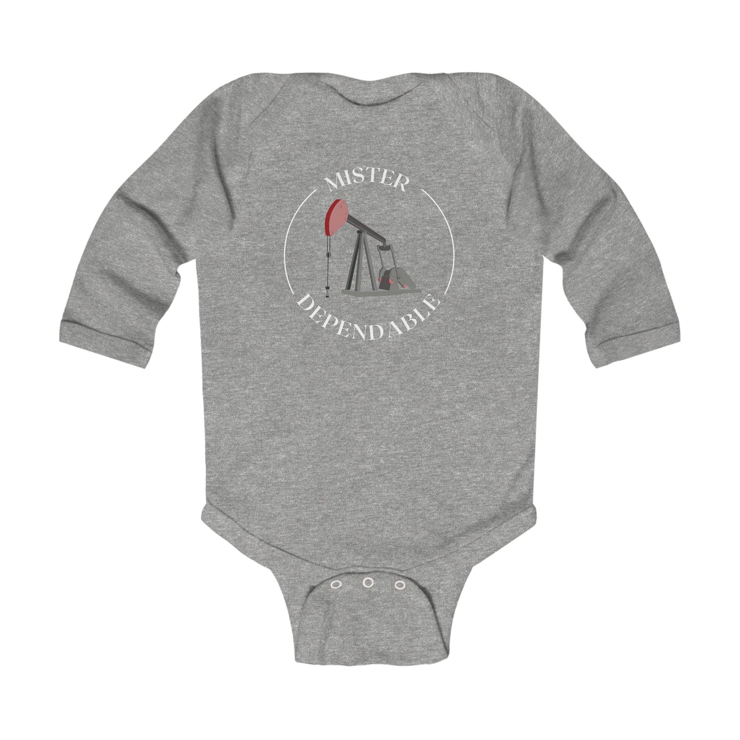 'Mister Dependable' Infant Long Sleeve Onesie