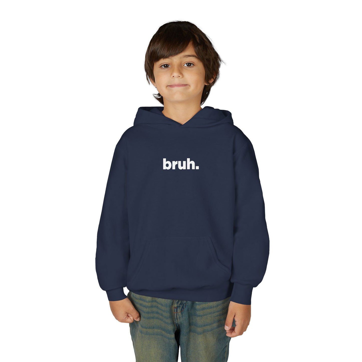 'bruh.' Youth Hoodie