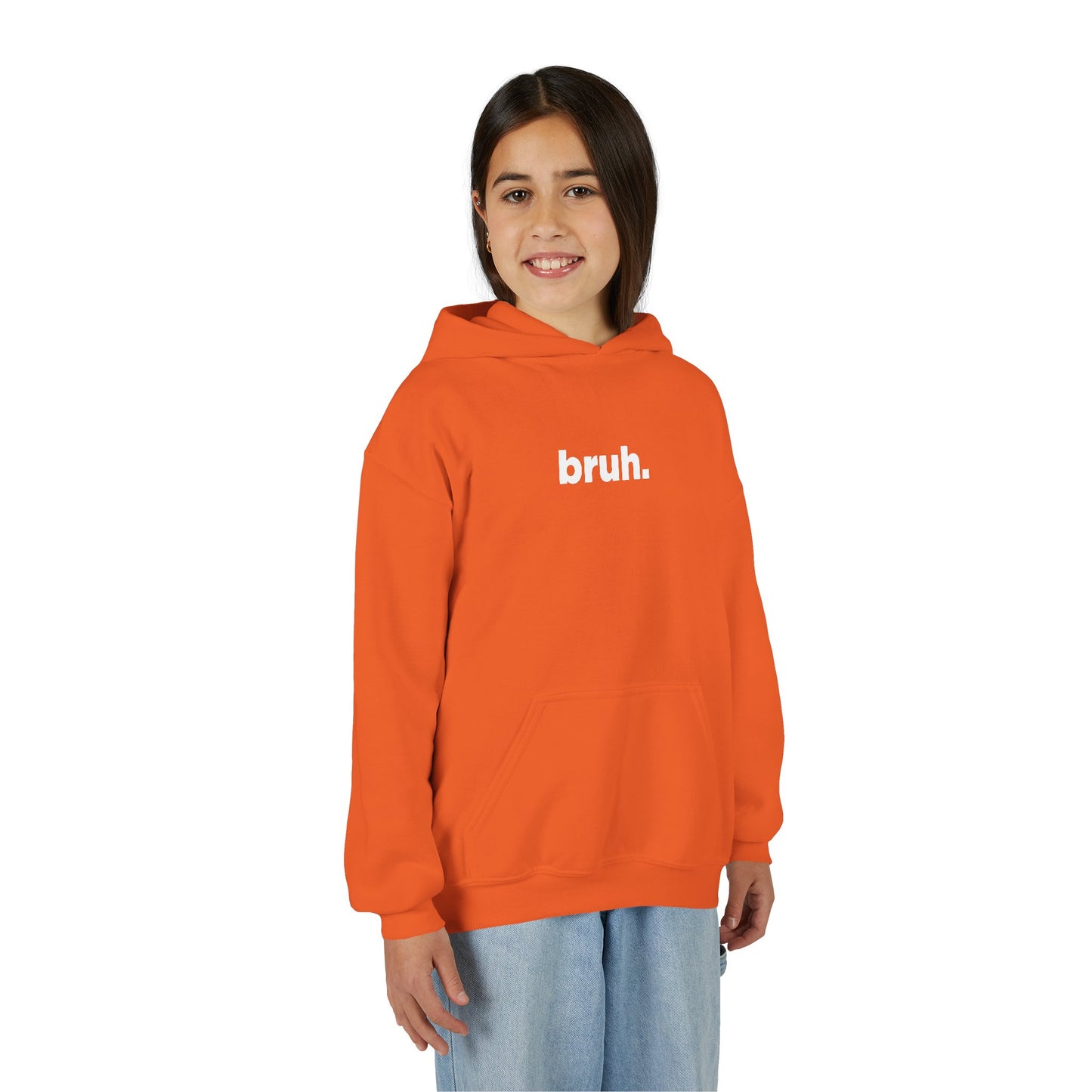 'bruh.' Youth Hoodie