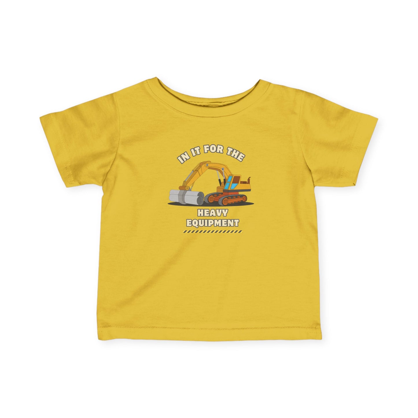 'Heavy Equipment' Infant Short Sleeve Tee