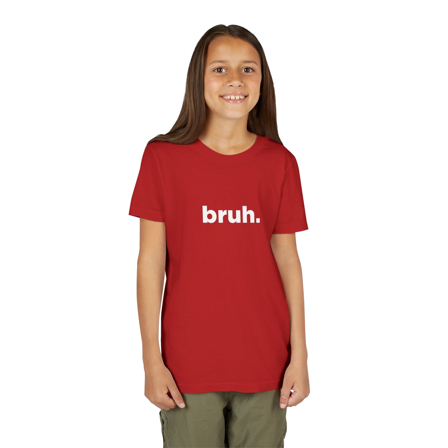 'bruh.' Youth Short Sleeve Tee