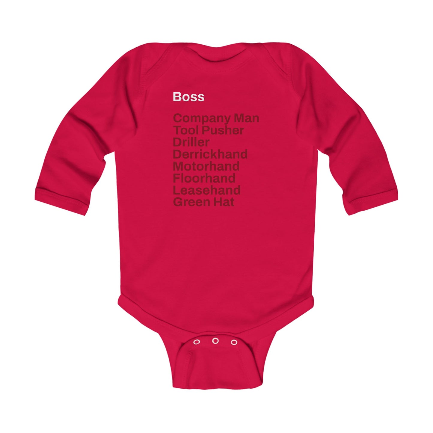 Rig Crew Series - Infant Long Sleeve Onesie