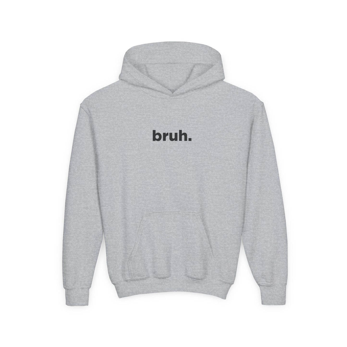 'bruh.' Youth Hoodie