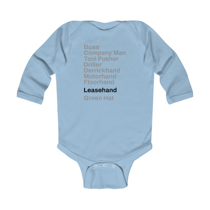 Rig Crew Series 'Leasehand' - Infant Long Sleeve Onesie