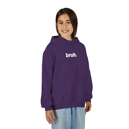 'bruh.' Youth Hoodie