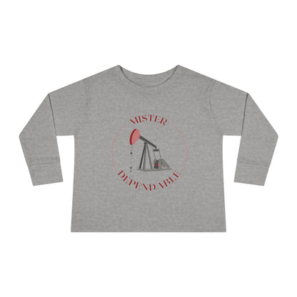 'Mister Dependable' Toddler Long Sleeve Tee