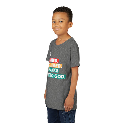 'Named, Claimed' Youth Short Sleeve Tee