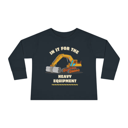 'Heavy Equipment' Toddler Long Sleeve Tee