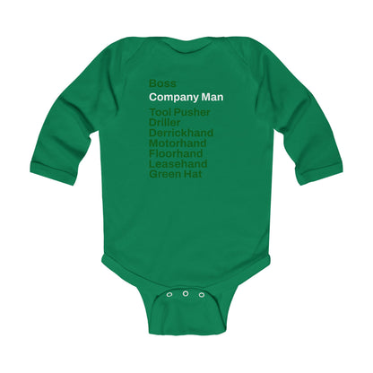 Rig Crew Series 'Company Man' - Infant Long Sleeve Onesie