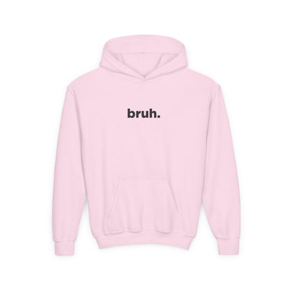 'bruh.' Youth Hoodie