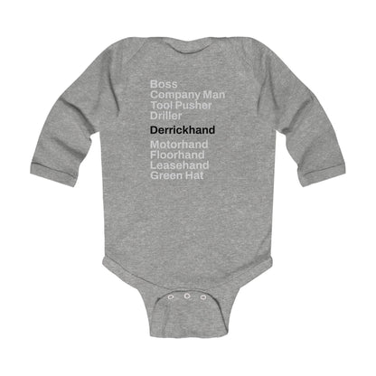 Rig Crew Series 'Derrickhand' - Infant Long Sleeve Onesie