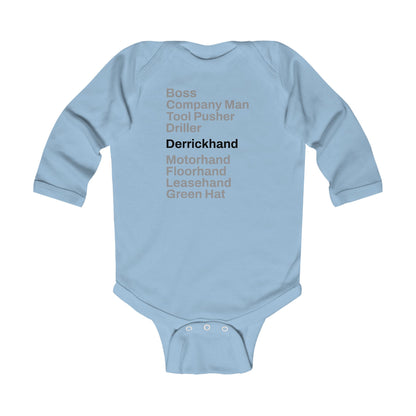 Rig Crew Series 'Derrickhand' - Infant Long Sleeve Onesie